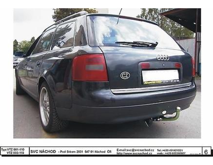 Tažné zařízení Audi A6 04/1997->04/2004, Kombi NE Quattro 4x4 (97->04)