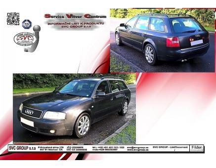 Tažné zařízení Audi A6 04/1997->04/2004, Kombi Quattro 4x4 (97->04)