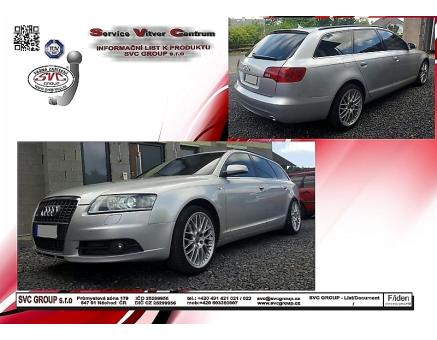 Tažné zařízení Audi A6 04/2004->09/2011, Kombi